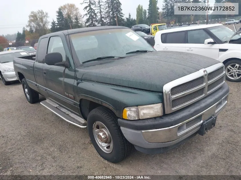 1998 Dodge Ram 2500 St VIN: 1B7KC2360WJ172852 Lot: 40682945