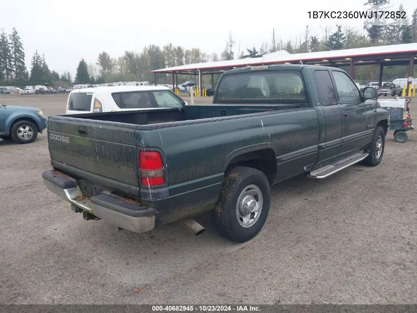 1B7KC2360WJ172852 1998 Dodge Ram 2500 St