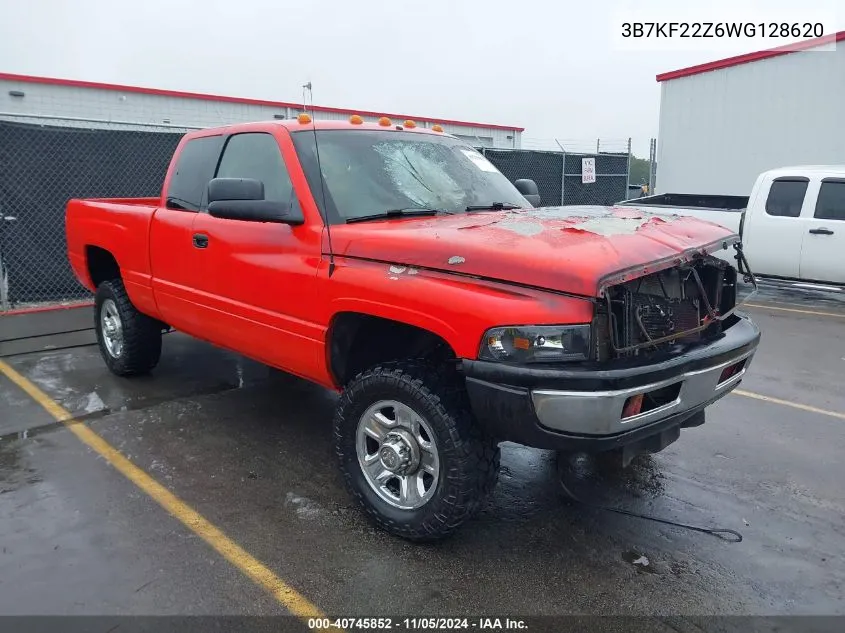 1998 Dodge Ram 2500 St VIN: 3B7KF22Z6WG128620 Lot: 40745852