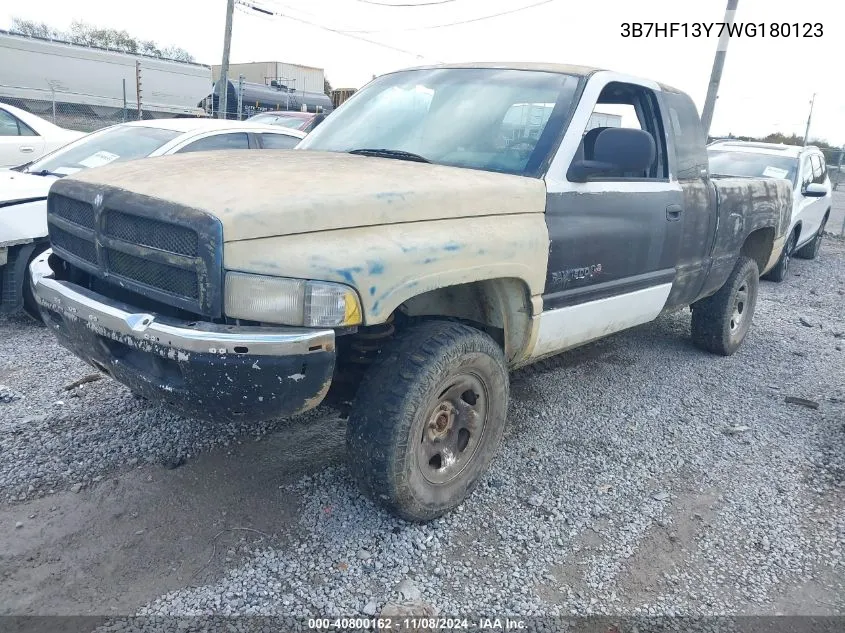 1998 Dodge Ram 1500 St VIN: 3B7HF13Y7WG180123 Lot: 40800162