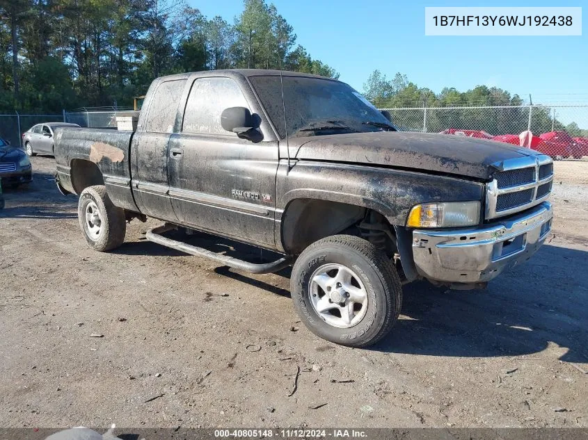 1B7HF13Y6WJ192438 1998 Dodge Ram 1500 St