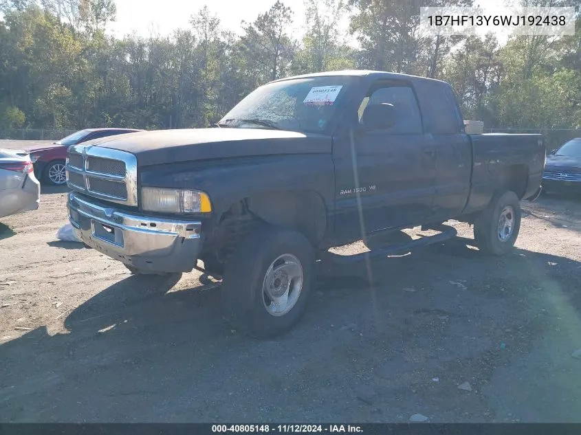 1B7HF13Y6WJ192438 1998 Dodge Ram 1500 St