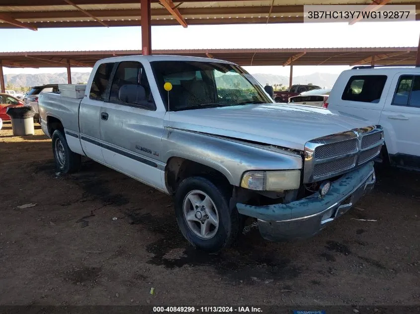 1998 Dodge Ram 1500 St VIN: 3B7HC13Y7WG192877 Lot: 40849299