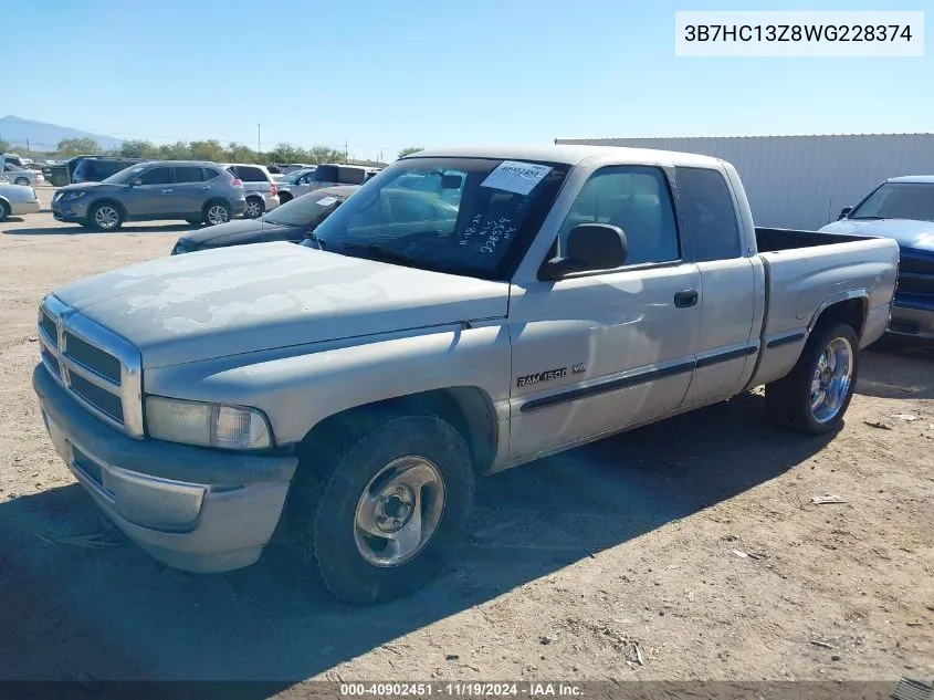 1998 Dodge Ram 1500 St VIN: 3B7HC13Z8WG228374 Lot: 40902451