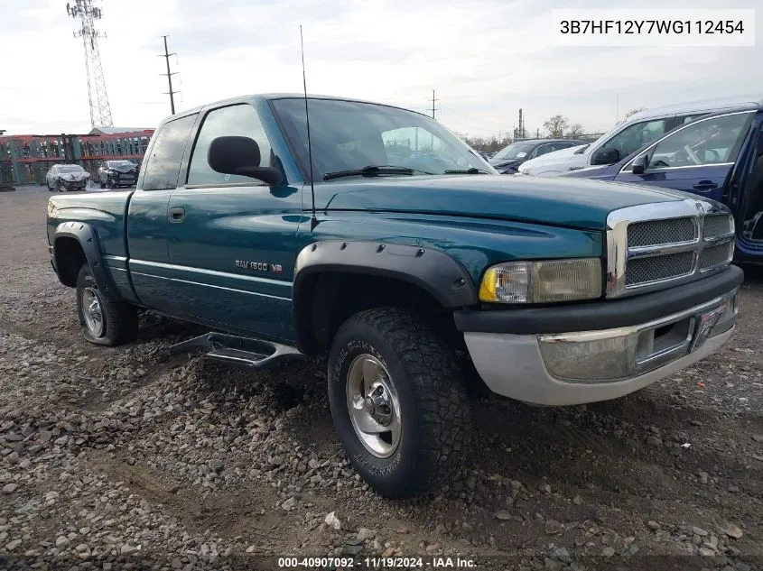 1998 Dodge Ram 1500 St VIN: 3B7HF12Y7WG112454 Lot: 40907092