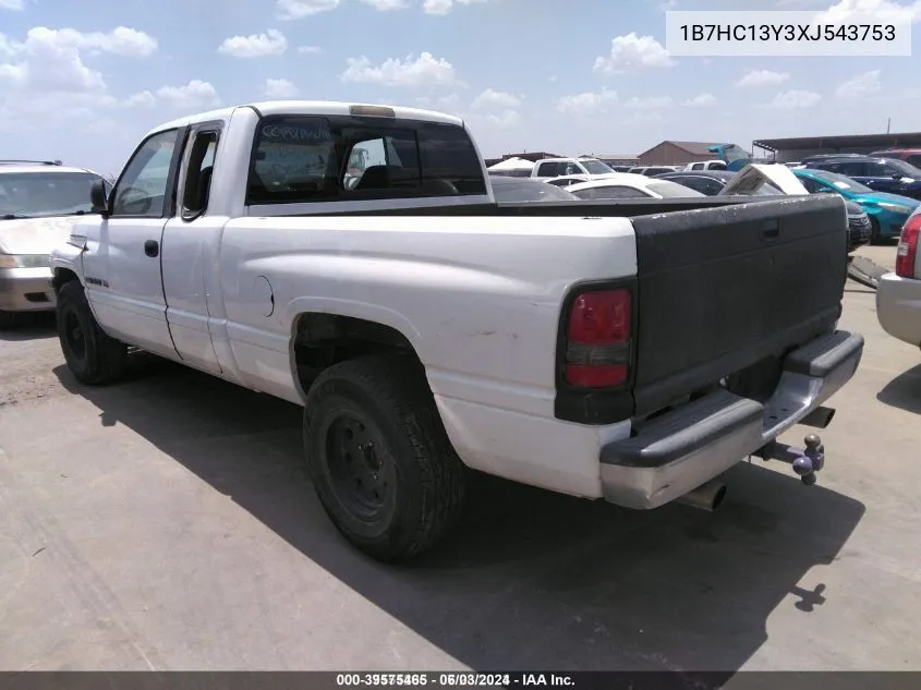 1B7HC13Y3XJ543753 1999 Dodge Ram 1500 St