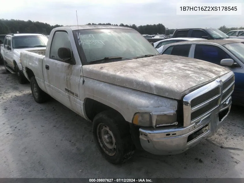 1999 Dodge Ram 1500 St VIN: 1B7HC16Z2XS178545 Lot: 39807627