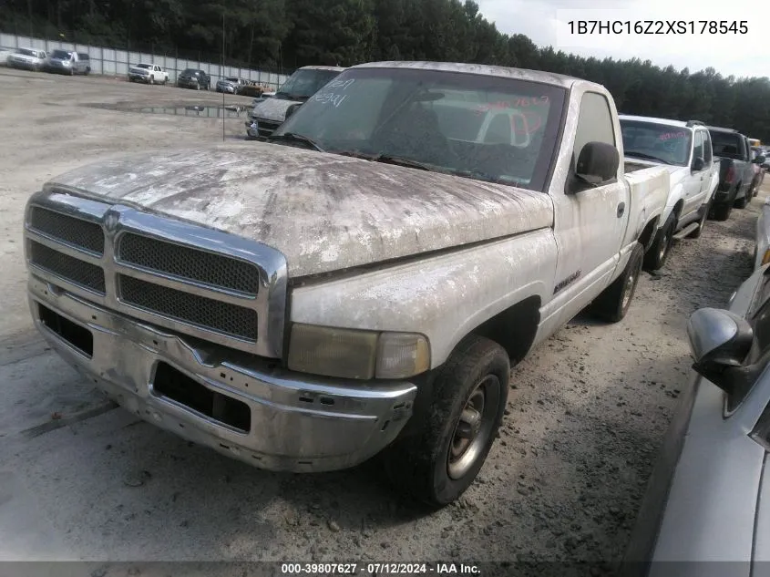 1999 Dodge Ram 1500 St VIN: 1B7HC16Z2XS178545 Lot: 39807627