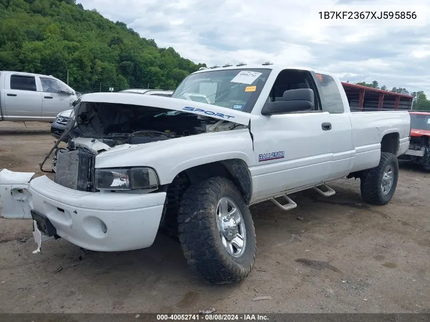 1999 Dodge Ram 2500 St VIN: 1B7KF2367XJ595856 Lot: 40052741