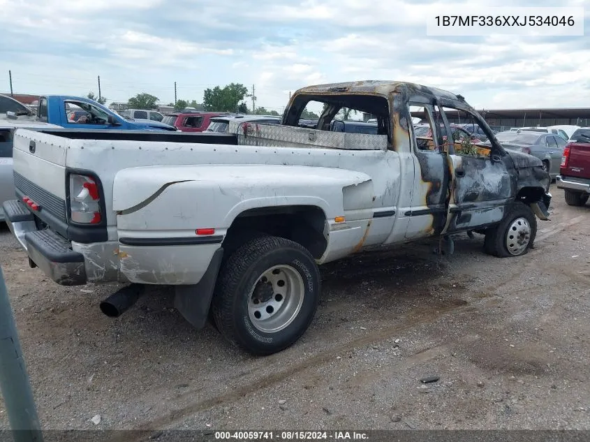 1999 Dodge Ram 3500 St VIN: 1B7MF336XXJ534046 Lot: 40059741