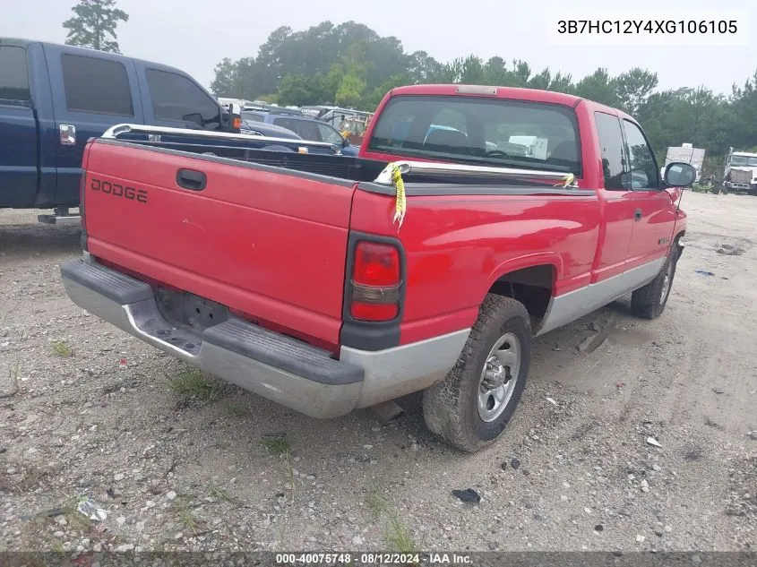 3B7HC12Y4XG106105 1999 Dodge Ram 1500 St