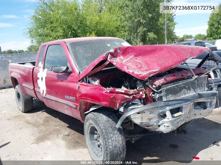 3B7KF2368XG172754 1999 Dodge Ram 2500 St