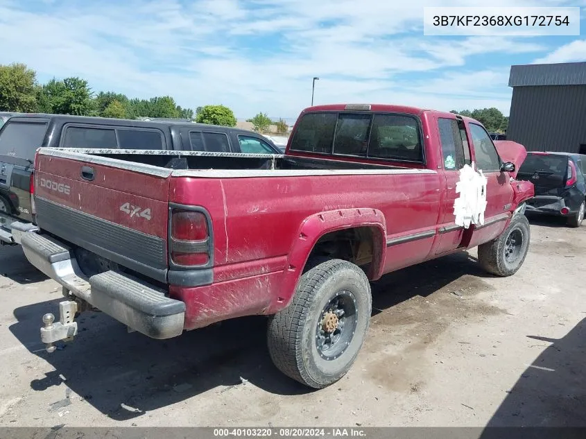 3B7KF2368XG172754 1999 Dodge Ram 2500 St