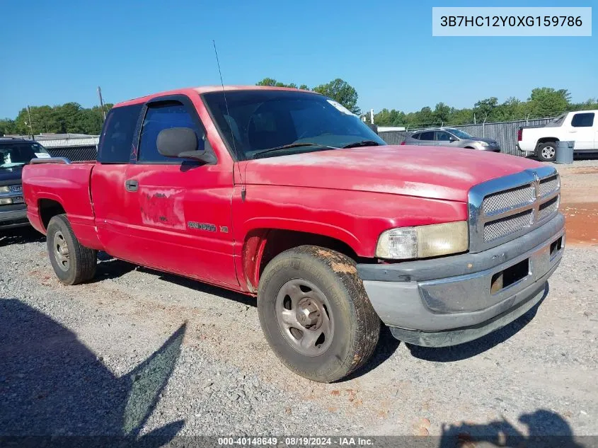 3B7HC12Y0XG159786 1999 Dodge Ram 1500 St