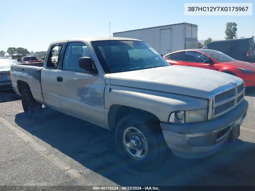 1999 Dodge Ram 1500 St VIN: 3B7HC12Y7XG175967 Lot: 40178224