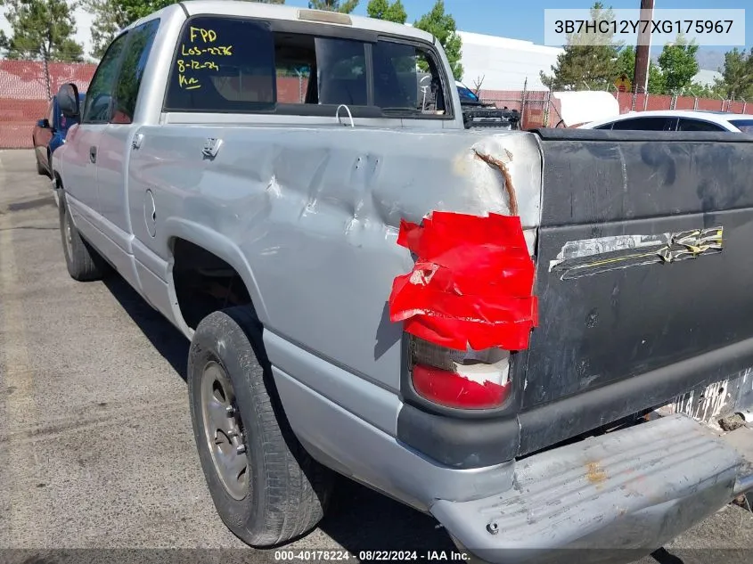 3B7HC12Y7XG175967 1999 Dodge Ram 1500 St