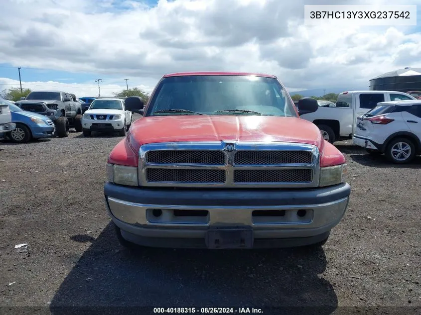 1999 Dodge Ram 1500 St VIN: 3B7HC13Y3XG237542 Lot: 40188315