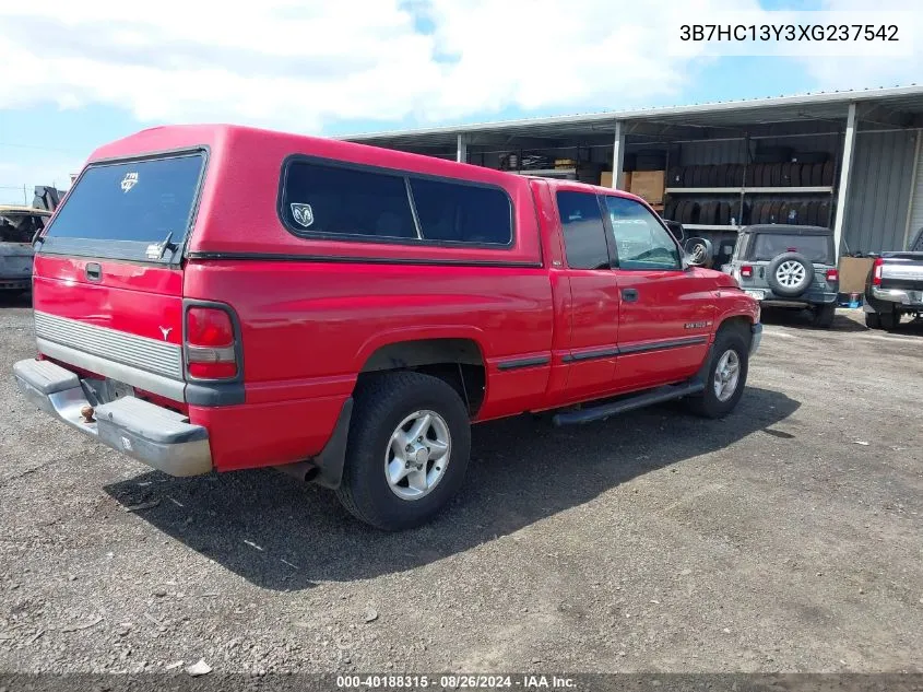 3B7HC13Y3XG237542 1999 Dodge Ram 1500 St