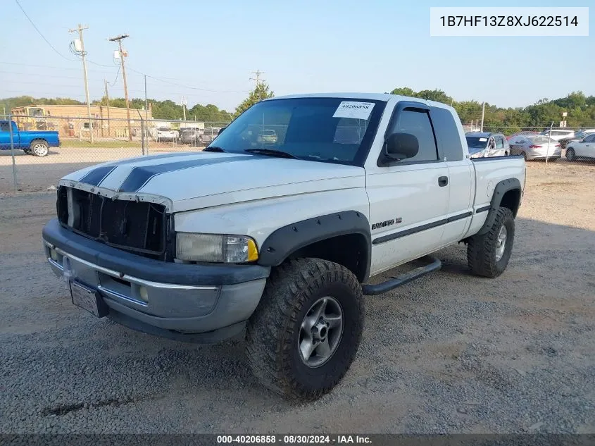 1999 Dodge Ram 1500 St VIN: 1B7HF13Z8XJ622514 Lot: 40206858