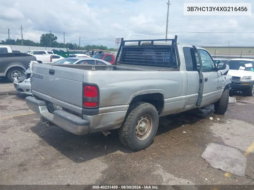 1999 Dodge Ram 1500 St VIN: 3B7HC13Y4XG216456 Lot: 40231489