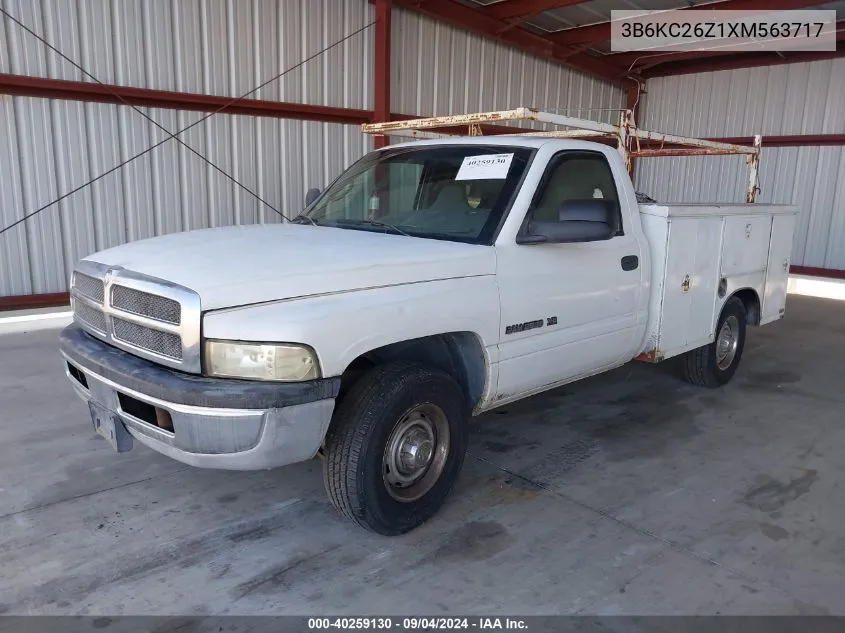 1999 Dodge Ram 2500 St VIN: 3B6KC26Z1XM563717 Lot: 40259130