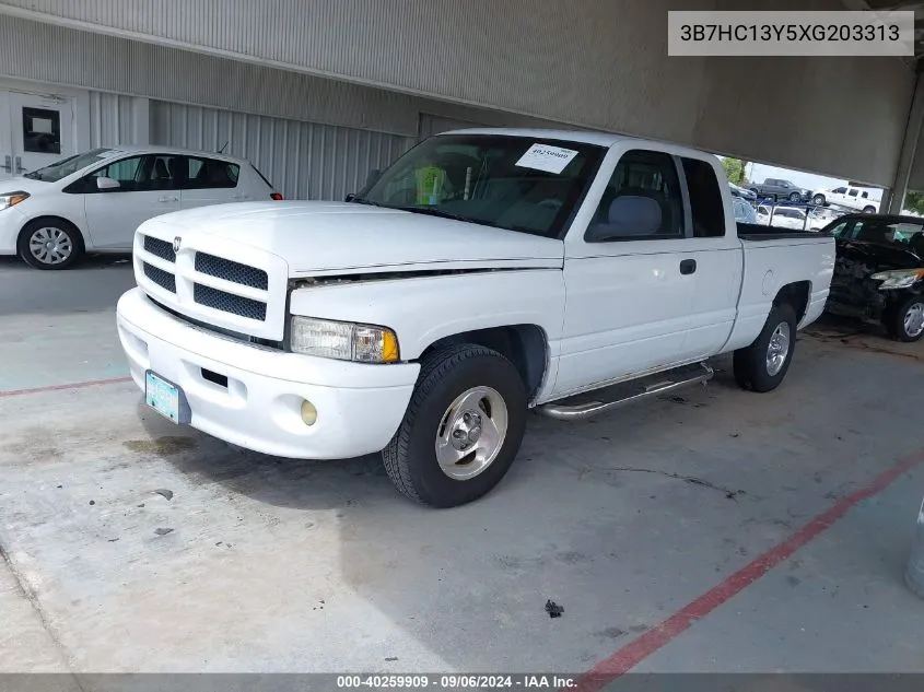 1999 Dodge Ram 1500 St VIN: 3B7HC13Y5XG203313 Lot: 40259909