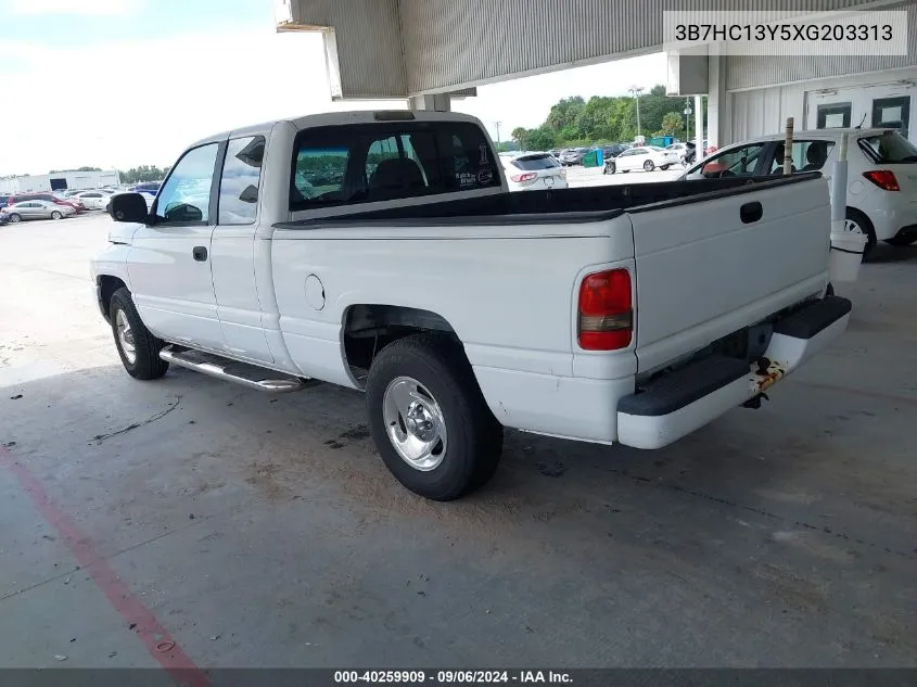 1999 Dodge Ram 1500 St VIN: 3B7HC13Y5XG203313 Lot: 40259909