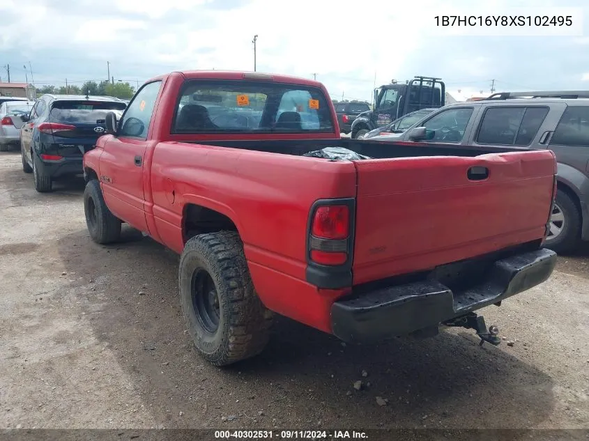 1B7HC16Y8XS102495 1999 Dodge Ram 1500 St