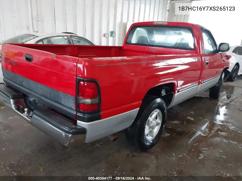 1B7HC16Y7XS265123 1999 Dodge Ram 1500 St