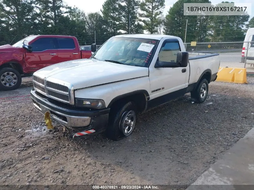 1999 Dodge Ram 1500 St VIN: 1B7HC16Y8XS167217 Lot: 40378921