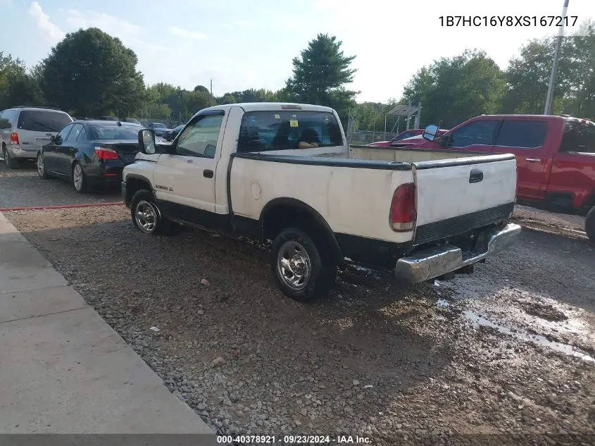 1999 Dodge Ram 1500 St VIN: 1B7HC16Y8XS167217 Lot: 40378921