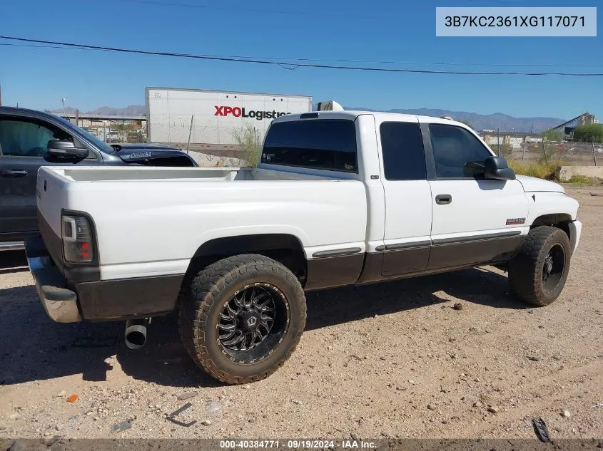 1999 Dodge Ram 2500 St VIN: 3B7KC2361XG117071 Lot: 40384771