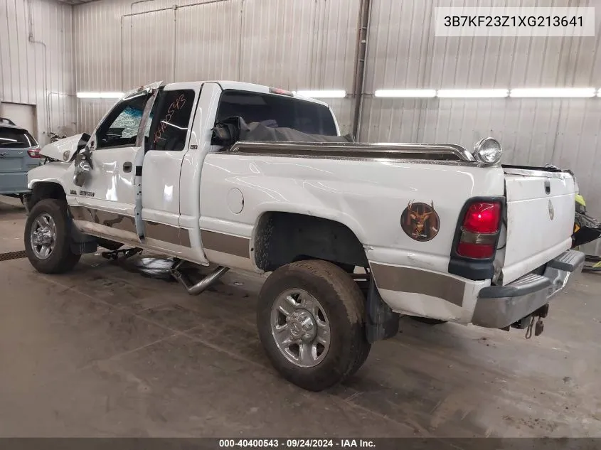 1999 Dodge Ram 2500 VIN: 3B7KF23Z1XG213641 Lot: 40400543