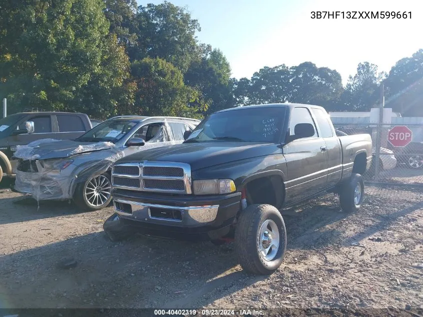 1999 Dodge Ram 1500 St VIN: 3B7HF13ZXXM599661 Lot: 40402319