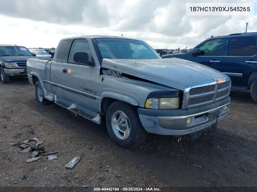 1999 Dodge Ram 1500 St VIN: 1B7HC13Y0XJ545265 Lot: 40442168