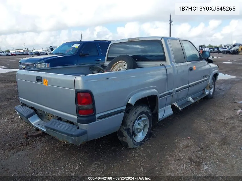 1B7HC13Y0XJ545265 1999 Dodge Ram 1500 St