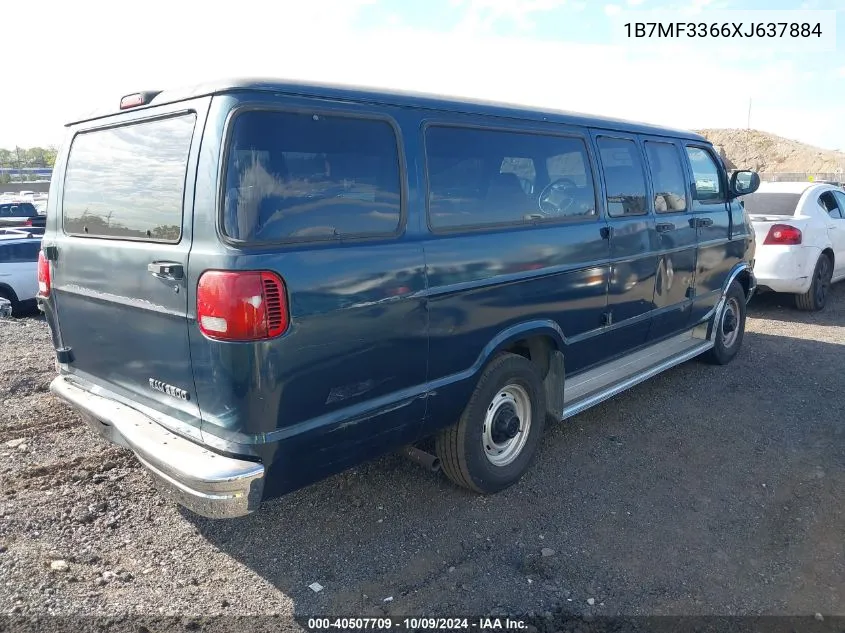 1999 Dodge Ram Wagon 3500 VIN: 1B7MF3366XJ637884 Lot: 40507709