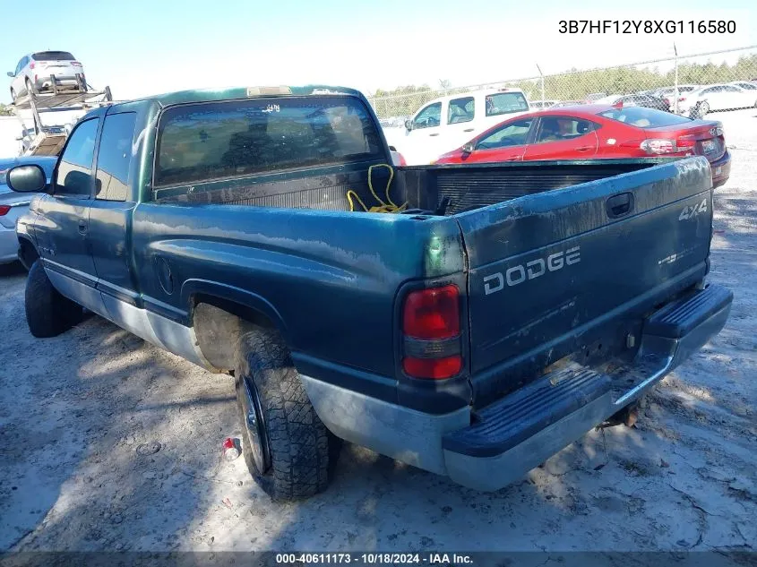 3B7HF12Y8XG116580 1999 Dodge Ram 1500 St