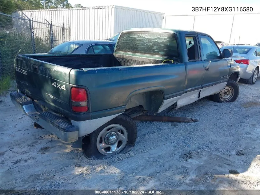 3B7HF12Y8XG116580 1999 Dodge Ram 1500 St