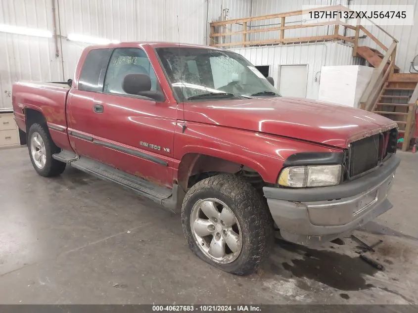 1999 Dodge Ram 1500 VIN: 1B7HF13ZXXJ564745 Lot: 40627683