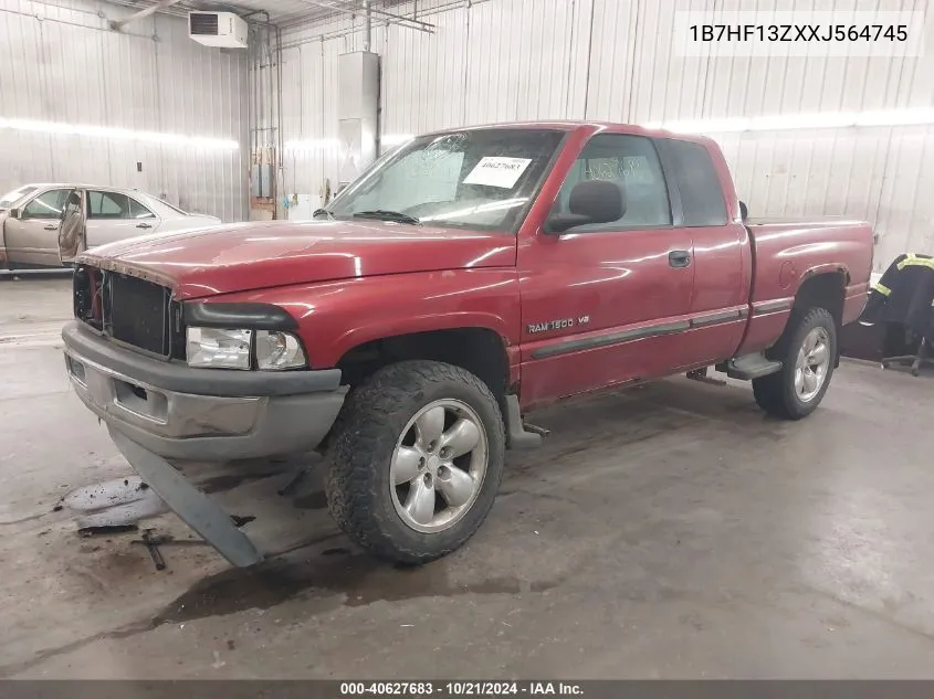 1999 Dodge Ram 1500 VIN: 1B7HF13ZXXJ564745 Lot: 40627683