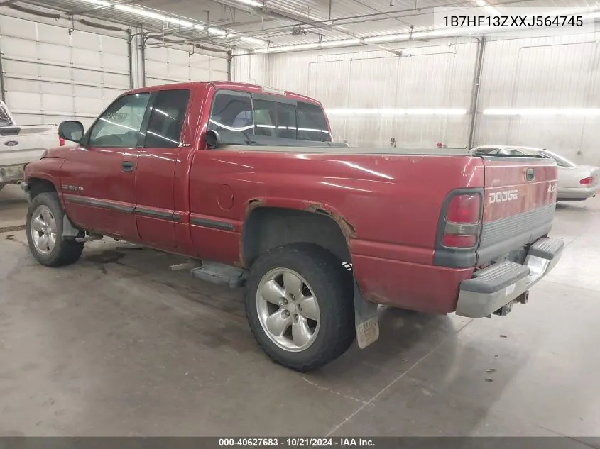 1999 Dodge Ram 1500 VIN: 1B7HF13ZXXJ564745 Lot: 40627683