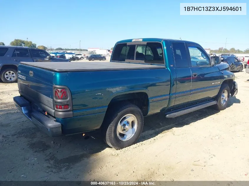 1999 Dodge Ram 1500 St VIN: 1B7HC13Z3XJ594601 Lot: 40637163