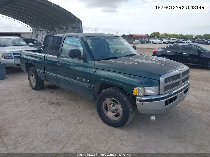 1999 Dodge Ram 1500 St VIN: 1B7HC13Y9XJ648149 Lot: 40663368