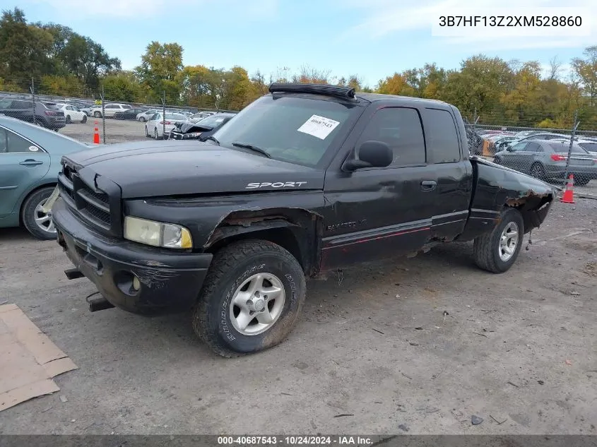 1999 Dodge Ram 1500 VIN: 3B7HF13Z2XM528860 Lot: 40687543