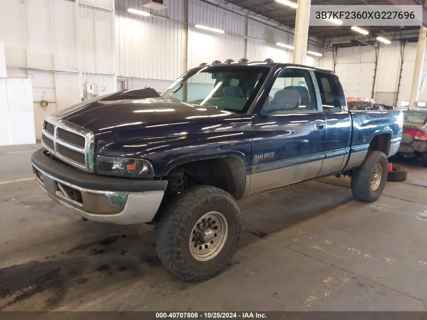 1999 Dodge Ram 2500 St VIN: 3B7KF2360XG227696 Lot: 40707808