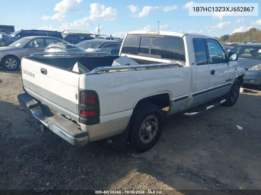 1B7HC13Z3XJ652867 1999 Dodge Ram 1500 St