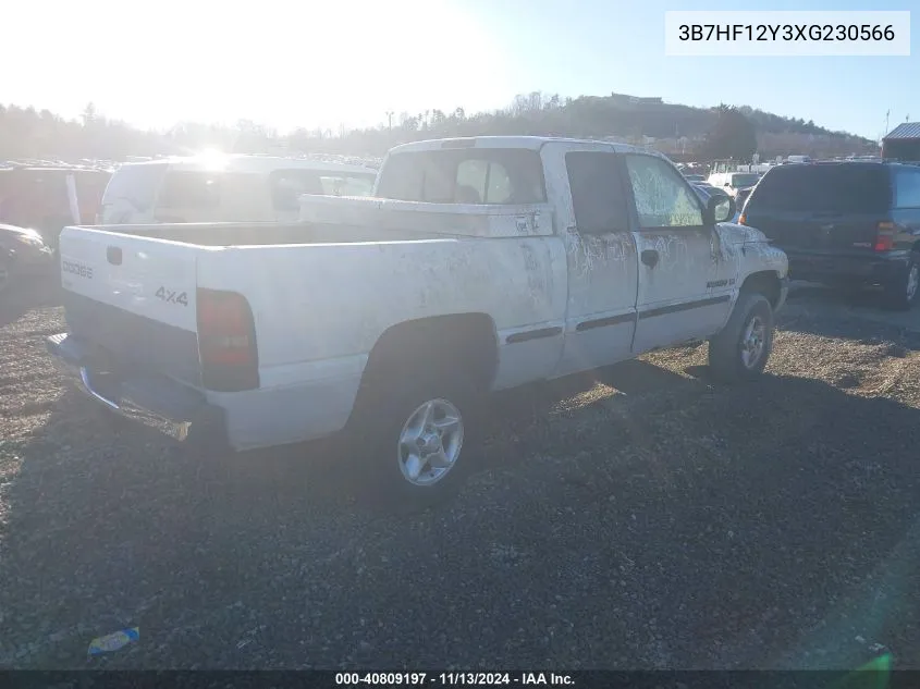 3B7HF12Y3XG230566 1999 Dodge Ram 1500 St