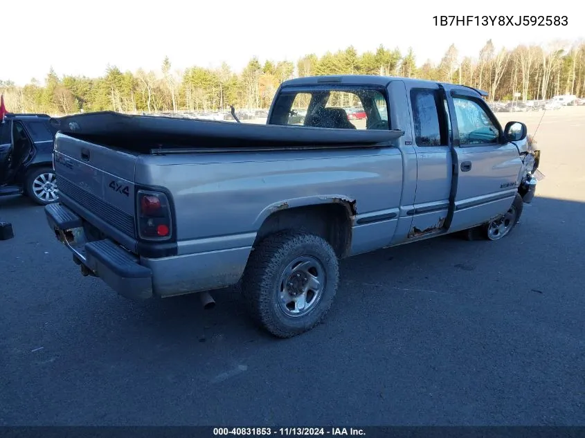 1B7HF13Y8XJ592583 1999 Dodge Ram 1500 St