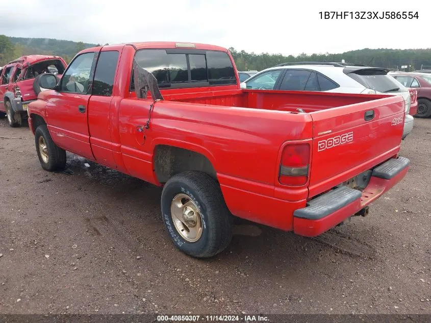 1999 Dodge Ram 1500 St VIN: 1B7HF13Z3XJ586554 Lot: 40850307